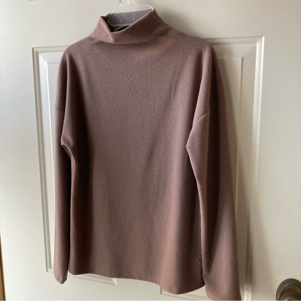 a new day Women's Soft Brown Turtleneck Sweater - Size XS